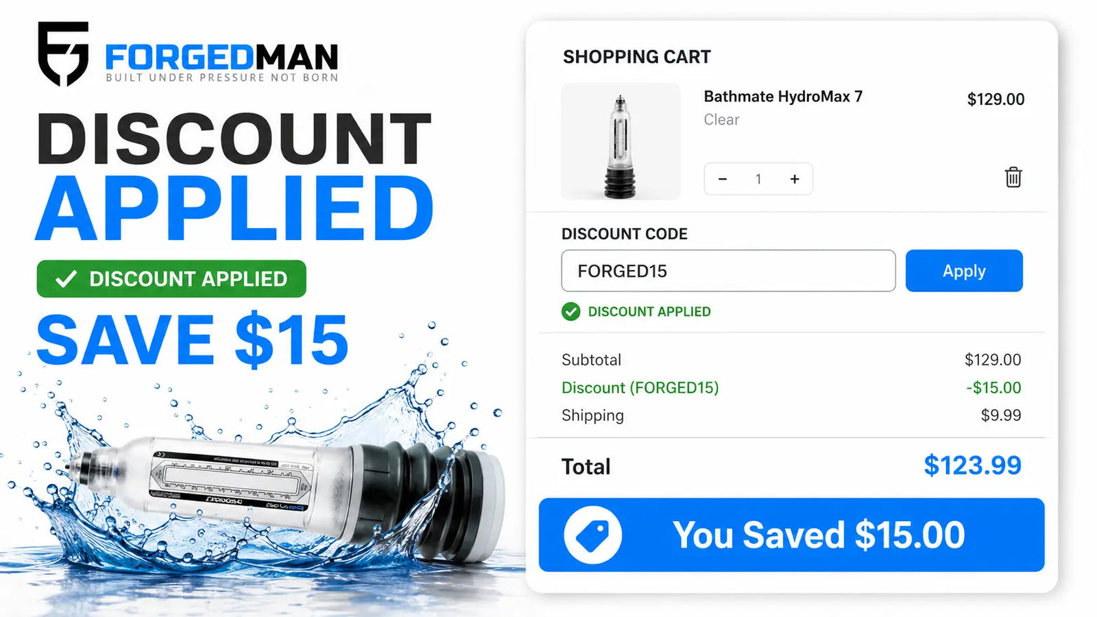 Current ForgedMan Bathmate Discount Codes: Active Codes & Email Bonuses June 2026