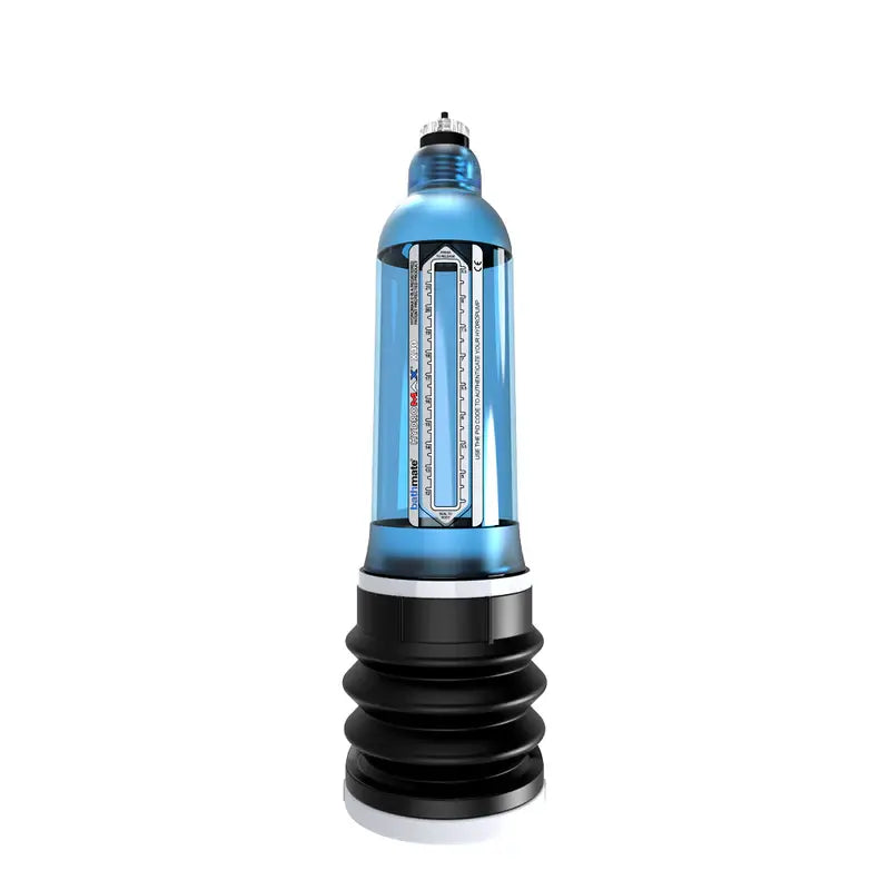 bathmate hydromax 40 blue pump - front view